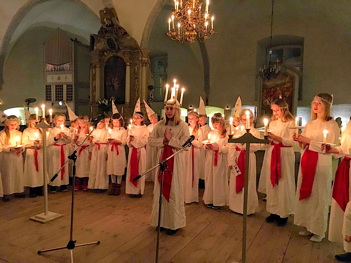 Luciafest i St Mikaels kyrkan i Tallinn